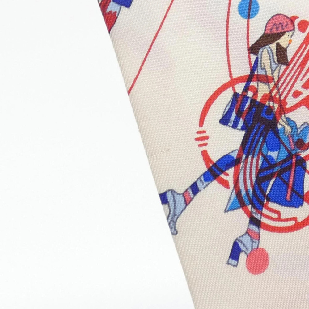 HERMES Red Scarf - Picture 3 of 4